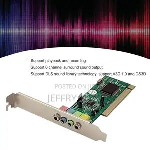 PCI Sound Card - 4-Channel Internal Audio Adapter