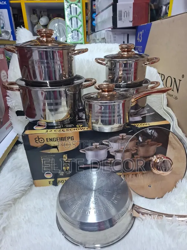 GE 12-Piece Cookware Set - 1