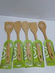 5-Piece Bamboo Serving Spoon Set - 2
