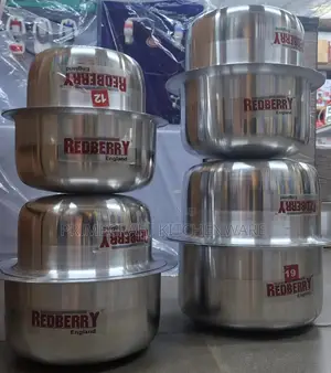 8-Piece Redberry Heavy Duty Sufuria Set