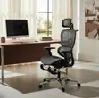 Black Full Mesh Orthopedic Office Chair - 1