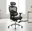 Black Full Mesh Orthopedic Office Chair - 2