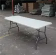 1.2M White Foldable Outdoor Table - 2