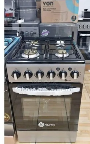 Nunix 50x55 Standing Gas Cooker - Brand New