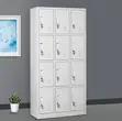 12-Compartment Office & Gym Storage Cabinet - 2