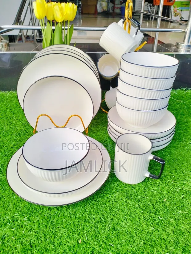 Concise 24-Piece Dinner Set - 1