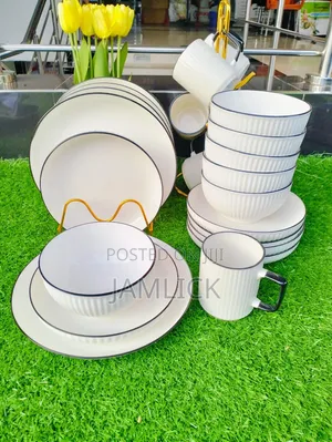 Concise 24-Piece Dinner Set