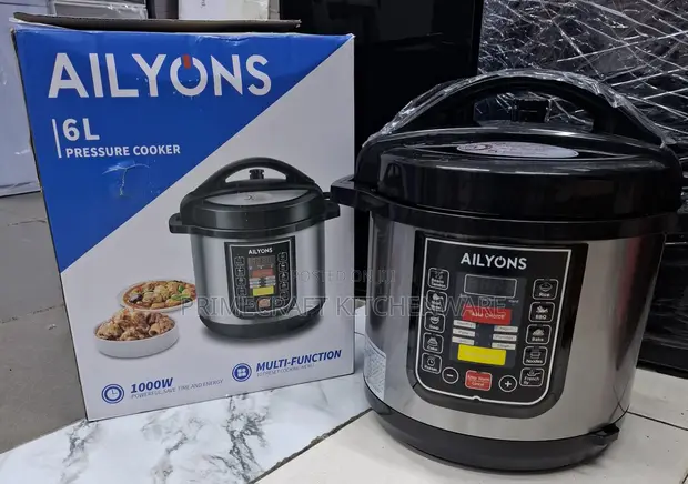 Ailyons 6L Electric Pressure Cooker - 1