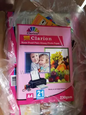 Clarion A4 Glossy Photo Paper (230gsm, 21 Sheets)