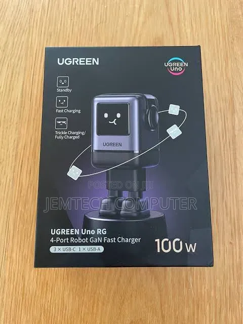 UGREEN Uno 100W 4-Port GaN Fast Charger (Model 45648B) - 1