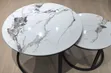 Marble Nesting Coffee Table - 2