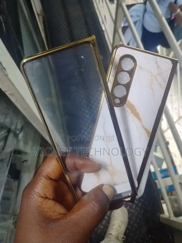 Samsung Galaxy Fold 4 Casing with Front Glass Protector - 1