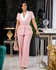 3-Piece Ladies Official Suit with White Collar - 2