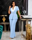 3-Piece Ladies Official Suit with White Collar - 4