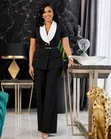 3-Piece Ladies Official Suit with White Collar - 5