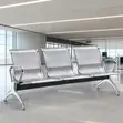 Heavy Duty Steel Unpadded Visitor Bench - 5
