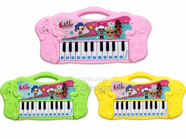 LOL Surprise Electronic Keyboard Piano Toy - 22 Keys - 1