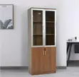Executive Office File Cabinet - Brown Wooden 2 Door - 5