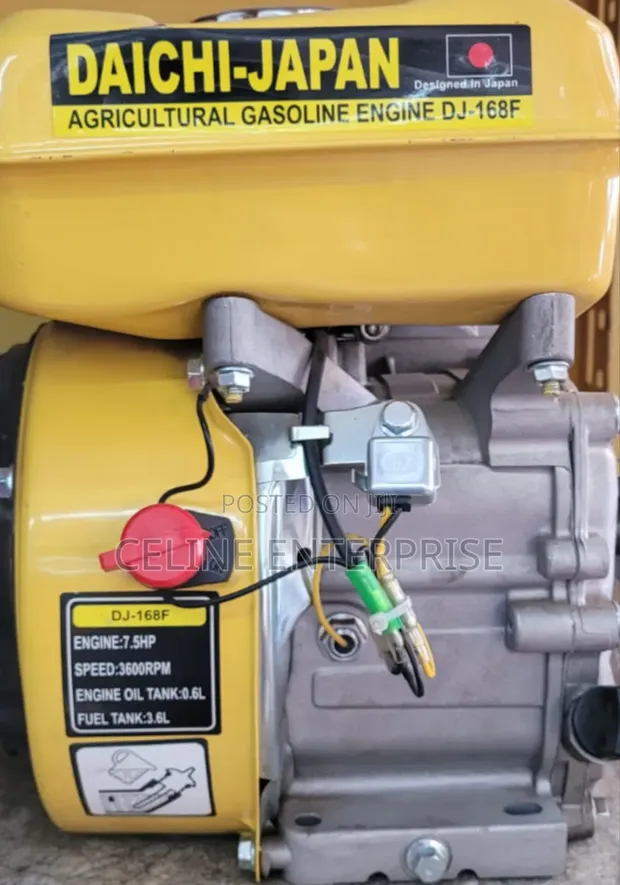 Daichi 7.5HP Petrol Engine - Heavy-Duty Gasoline Engine - 1