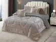 Luxury 6x7 Silk Jacquard Comforter Set - 4