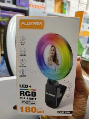 Plokama RGB LED Light for Selfies & Videos