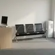 3-Link Black Waiting Bench - 1