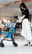 Premium Foldable Baby Stroller - Portable Umbrella Canopy - 2