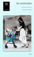 Premium Foldable Baby Stroller - Portable Umbrella Canopy - 3