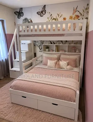 L-Shaped Double Decker Bed - Built to Order