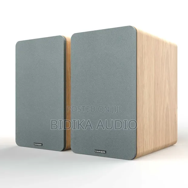 Vulkkano A5 ARC Active Bookshelf Speakers - Brown - 1