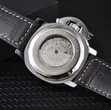 Panerai Automatic Watch ya Wanaume - Nyeusi na Kahawia - 2