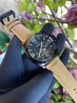 Panerai Automatic Watch ya Wanaume - Nyeusi na Kahawia - 5
