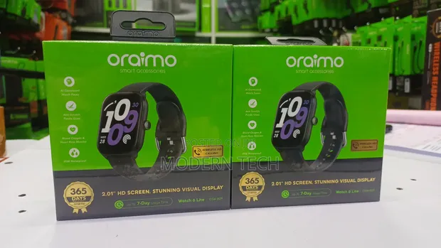 Oraimo Watch 6 Lite Smartwatch - 7 Days Usage - 1