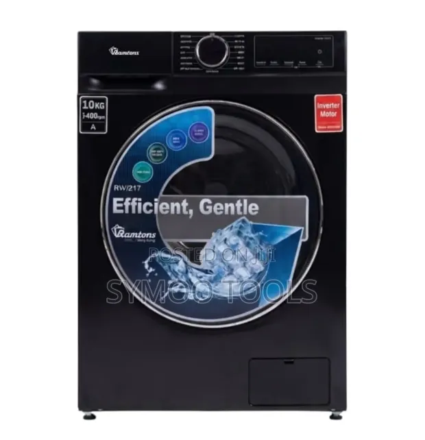 Ramtons Washing Machine 10kg Wash and Spin Black RW217 - 1