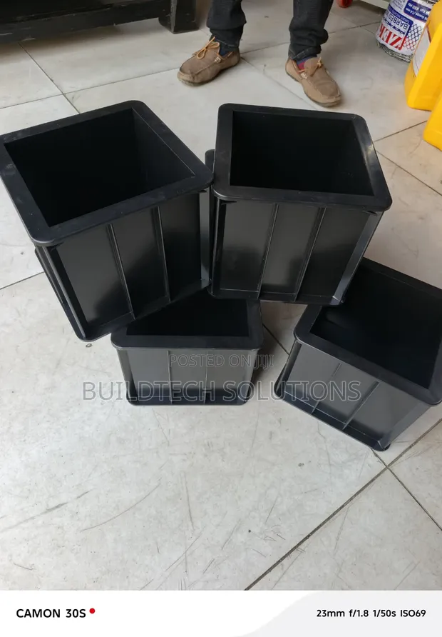 Concrete Plastic Cube Moulds - 1