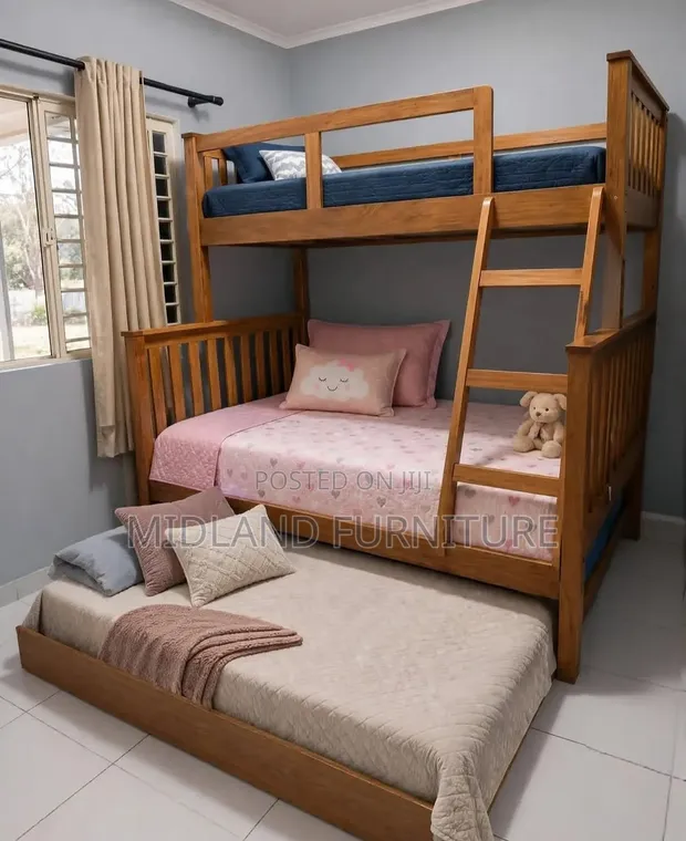 BUILT Double Decker Bunk Bed with Pullout - 1