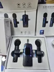 Wireless Lavalier Microphone 2 Mic Set for iPhone Android - 1