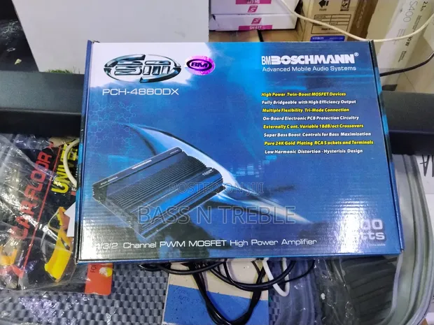 Boschmann PCH-4880DX 4-Channel Amplifier - 1