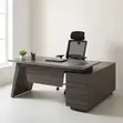Executive Brown Manager's Desk - 1800mm - 2