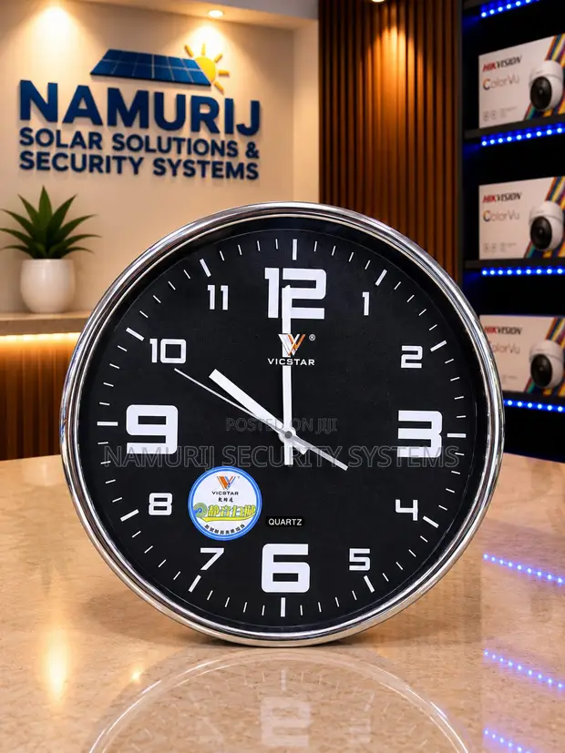 Spy Wall Clock yenye Kamera Siri - 1