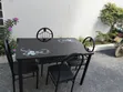 4 Seater Glass Dining Table - 1