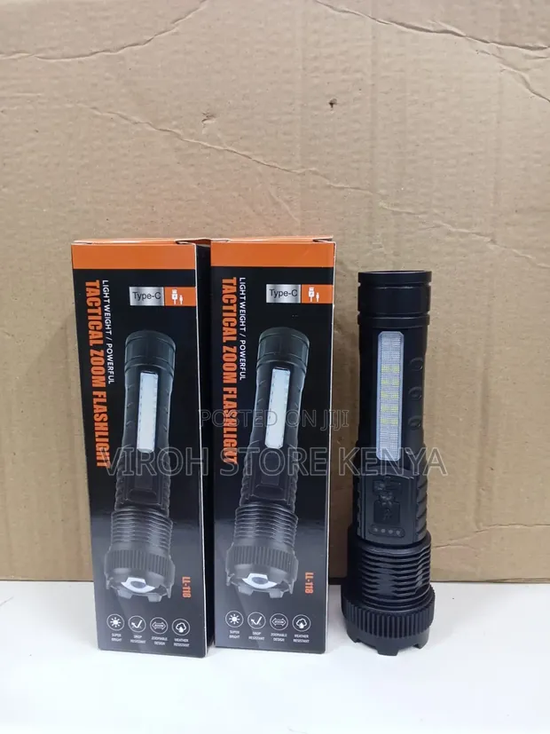 LL Tactical Flashlight Torch with Zoom - 1