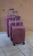 Unbreakable PP Rubber Suitcase 3-in-1 Set - 2