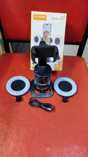 PLOKAMA AI 360° Auto-Tracking Gimbal for Hands-Free Video