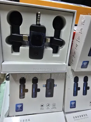 Dual Wireless Lavalier Microphone for Content Creation