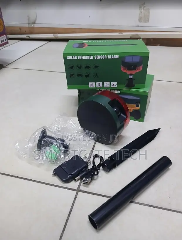 Kengele ya Solar ya Kuzuia Wizi na Utambuzi wa Mwendo wa Infrared - 1