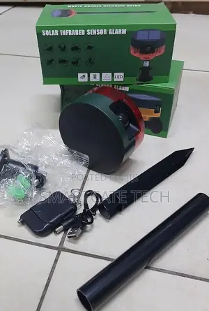 Kengele ya Kihisi Mwendo cha Solar na Sireni & Strobe