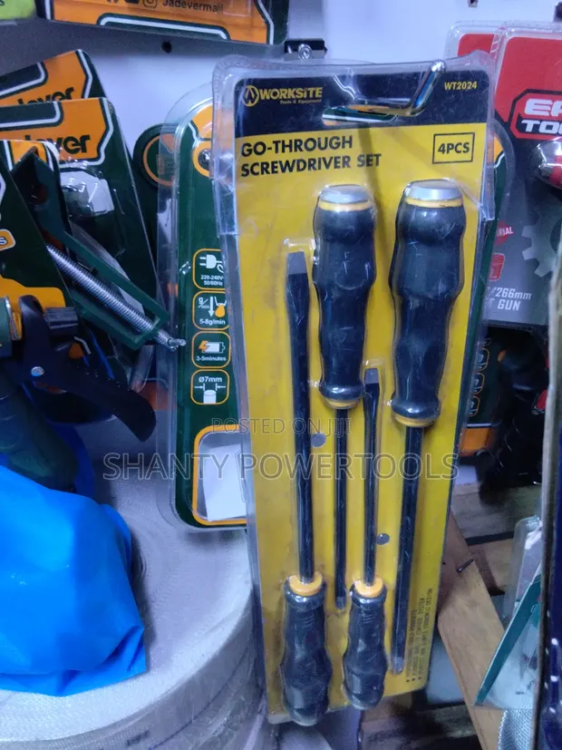 Go-Through Screwdriver Set (4 Pieces) - 1