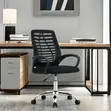 Low Back Mesh Office Chair - Black - 4