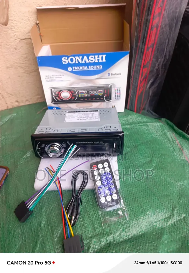 Sonashi Takara Sound Bluetooth Car Radio Single-Din - 1